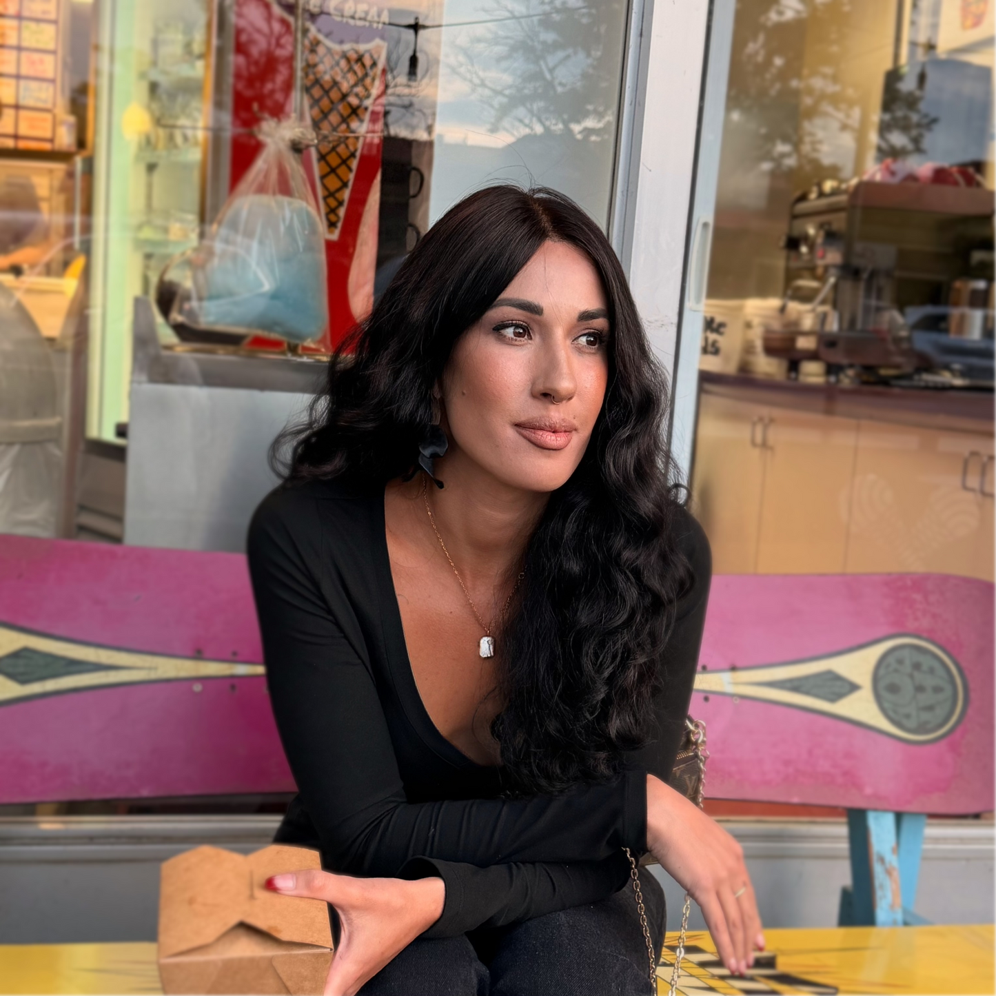 The Downtown Café Edit: Darkest Natural Brown & Deep Curls